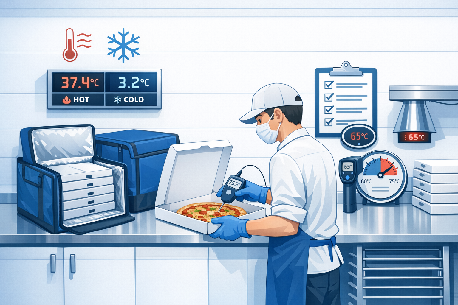 Pizza Packaging and Quality Control